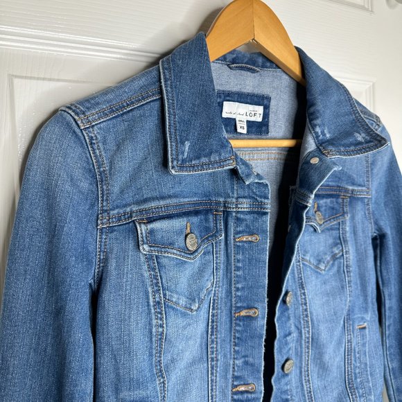 WOMEN'S LOFT JEAN JACKET US SIZE XS - Picture 4 of 12